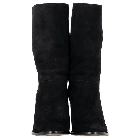 Jimmy Choo Music Mid-Calf Boots in Black Suede - Picture 2 of 5